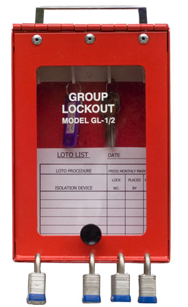 Steel Group Lockout Box Model GL-1/2